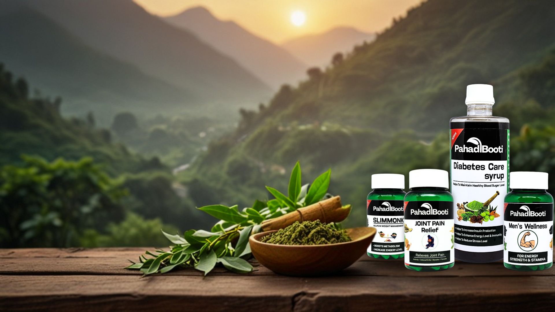 PahadiBooti herbal wellness products