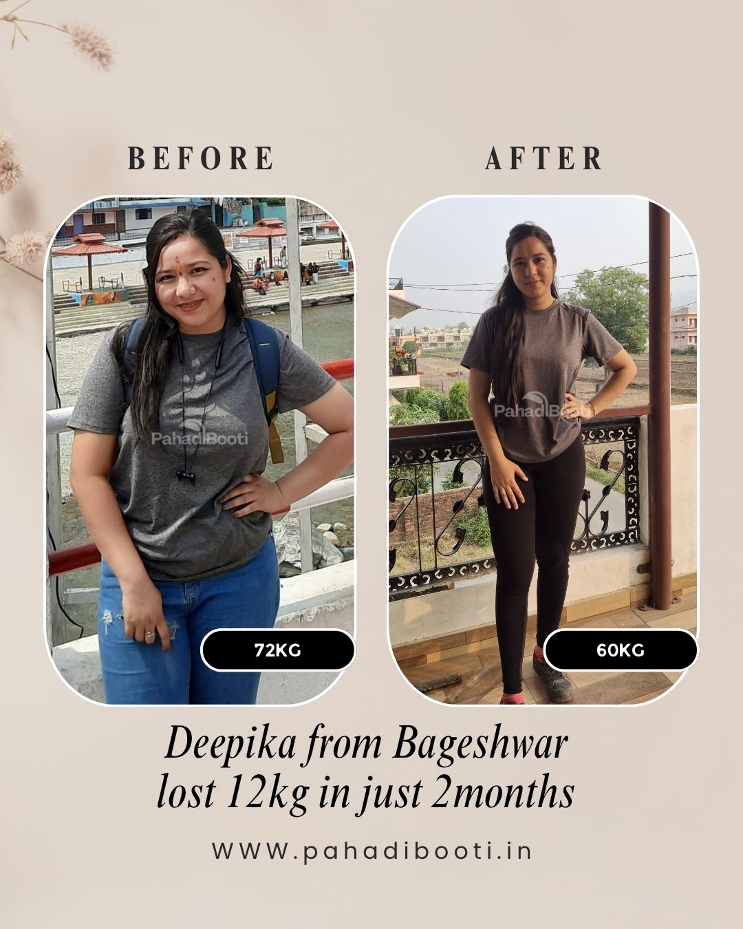 PahadiBooti customer result 10